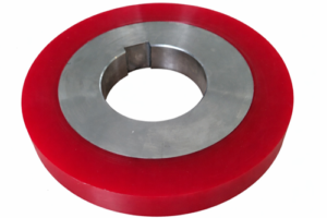 Polyurethane-coated rings and spacers