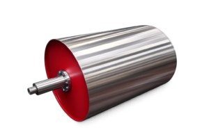 Heating or cooling metal rollers